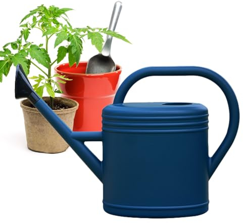 Regadera, Hervidor de riego con pico largo, Regadera de 5 litros para interiores para plantas de jardín, Regadera para plantas, Regaderas pequeñas para plantas de casa, flores de jardín, Regadera gran