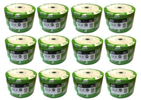 600 x Arita Ritek White Inkjet Printable Blank CD-R 52x CD Discs 700MB 80 Min