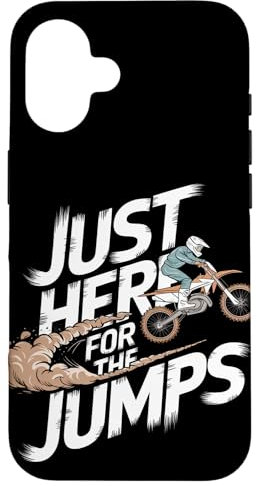 Juste là pour les sauts en vélo tout-terrain Coque pour iPhone 16