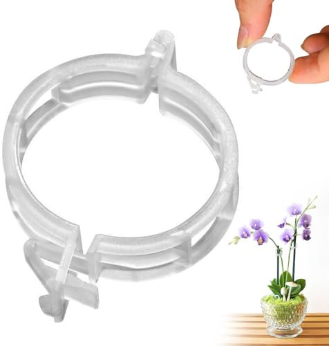 Plant Supports for Outdoor Plants 100Pcs, Plant Clips, Plant Clips for Climbing Plants, Twine Vine Trellis Cage, Vegetable Garden Plant Support Clips Grafting Tools