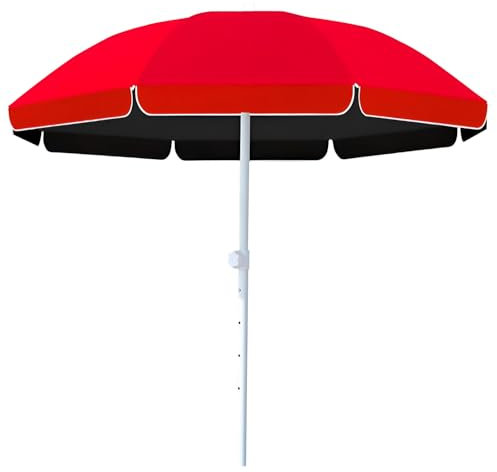 240 cm verstellbarer Strandschirm, LSF 50+, wasserdichter Sonnenschutz, Gartenüberdachung, Marktstandschutz, tragbarer Outdoor-Schatten für Sonnenschutz