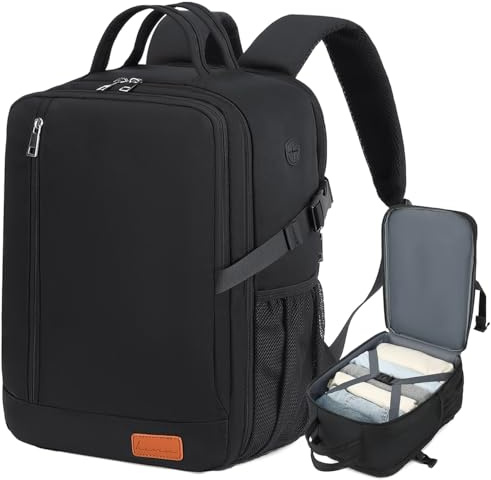 Lossga Bagage Cabine Sac 40x30x15 Sac a Dos Voyage Cabine Avion Valise Travel Bag pour Air France British Airways Jet2 Ryanair