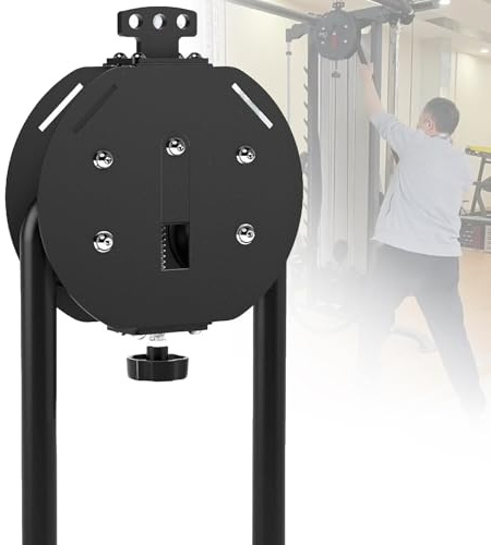 CHENWY Máquina de Entrenamiento de Resistencia, Cuerda sin Fin, polea extractora de Cuerda, Sistema de polea sin Fin montado, Cuerda Infinita para Entrenamiento