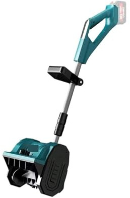 Small Snow Plow Hand Push Lithium Electric Sweeper Rechargeable Foldable Retractable Road Remover Cordless Shovel(Brushed)