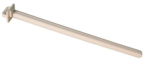 Arquivet Bastone in plastica locandiere Grande 16 cm - Accessori per Gabbie per Uccelli, agapornis, Canarini, pappagallini, cardelini - Decorazione Gabbie - Giocattoli, Bianco