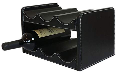 MYBA Weinregal Kreative Weinregal Kunstleder Trauben Weinhalter Haushalt Wohnzimmer Weinflasche Schrank Dekoration Geschenk Flaschenregal (Color : A)