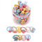 Haargummi Mädchen, 20Pcs Zopfgummis Mädchen, Haargummis Mädchen Set, Pferdeschwanzhalter, Ohne Metall für Frauen Mädchen Kinderhaarzubehör mit Aufbewahrungsbox(Mehrfarbig)