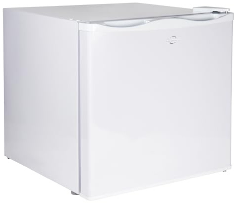 Koolatron 1.2 Cubic Feet Capacity White Upright freezer - 1 wired shelf, Garage Ready, Meat Storage, Manual Defrost, Space Saving, Congelador For Home, Apartment, Basement, Dorm, Room