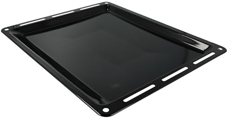vhbw Bakplåt, Ugnsplåt kompatibel med Constructa CH824-serien, CH824xxxxx ugn – 46 x 36,6 x 3,2 cm – ersättning för 434038, 662999