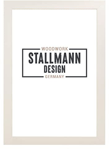 Stallmann Design SD Bilderrahmen mit Acrylglas-Antireflex, Rahmen new modern in 40x100 cm weiß, zum vertikalen oder horizontalen Aufhängen