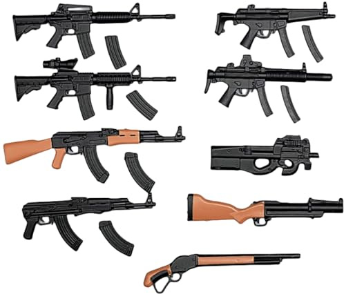 HiPlay 1/12 Scale Action Figure Accessory: Machine Gun Model for 6-inch Miniature Collectible Figure (ZY6001A)