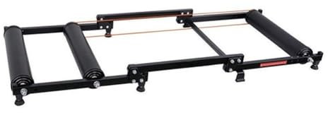 Faltbarer Fahrrad-Rollentrainer, Heimfahrradtrainer for Indoor-Trainingsfahrten, Fahrradfahrplattform, Tragbarer Fahrrad-Rollentrainer Mit Geringem Geräuschpegel,Schwarz