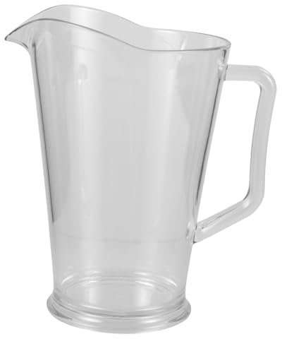 Garneck Pichet à Bière en Plastique Élégant Et Robuste de 1 300 ml Polyvalent pour Leau La Bière Et Les Barbecues