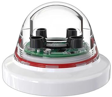 Toplionace Capteur de Pluviomètre Optique - Pluviomètre Infrarouge Haute Précision avec Sortie RS485 pour Station Météorologique Extérieure Agricole et Forestière