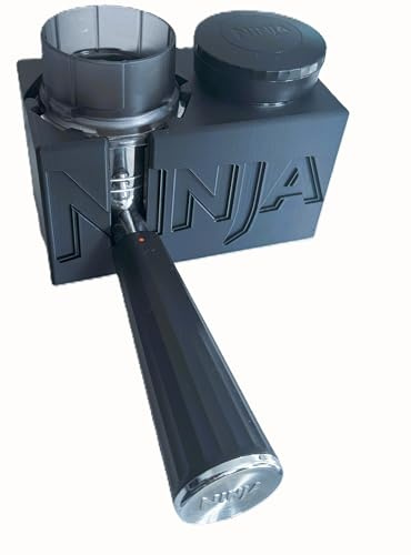 Ninja Cafe Luxe Coffee Tamper Tamping Station Desktop Organiser (Black)