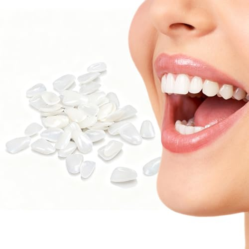 Perla Dental, 50g Perlas de Reparación de Dientes Temporales para Dientes Rotos Faltantes,Dientes Falsos Moldeables temporales, para Prótesis Provisionales, Dientes Rotos
