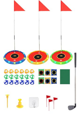 Barn Golfklubbor Set Golfen Rolig Familjeaktivitet Utomhus | Golf Putting Set För Barn Och För Träning Inomhus På Gräsmattan Sport Camping Julklapp