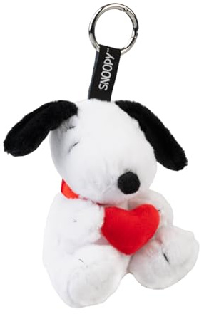 Grupo Erik Portachiavi Snoopy Love - Portachiavi Peluche Donna e Uomo Divertenti | Keychain, Regalo Amica: Snoopy Gadget (10 x 12 x 10 cm)