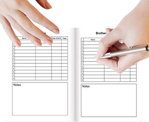 Förfäder och släktträd – familjekrönikor att fylla i, släktplanerare, strukturerade släktträd, organisationsregister, idealisk för
