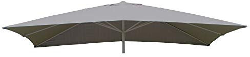 MilaniHome Telo di Ricambio Sostitutivo Grigio per Ombrellone 3 X 3 Palo Centrale