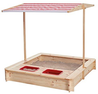 Sandkasten mit Wasser-Matsch-Bereich, Natur