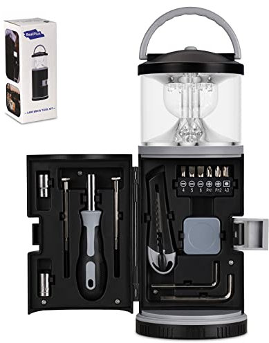 Camping Multitools, Multi-Purpose Tool Kit with LED Lantern, Perfect for Camping Hiking, Fishing, Power Outages, Emergency, Birthday Gifts ​for Men Dad Women Christmas Valentines Gifts