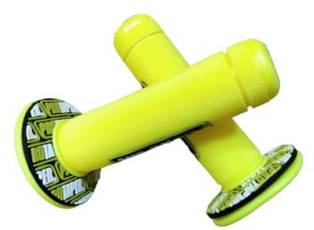 Inovey 22Mm/24Mm Motorrad Lenkergriff Gel Bremsgriff ATV Dirt Bike Griff Gummigriffabdeckung -gelb -22mm