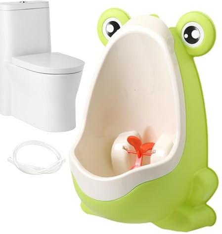 Süßes Töpfchen für Jungen - Abnehmbarer Urinal-Trainer für Kleinkinder und Jungen - Pipi-Trainingsgerät für Jungen für Zuhause, Hotel, Kindergarten, Vergnügungspark, Camping, Picknick