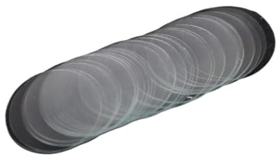 Yinxi 100 Stück Durchmesser 18 mm rund rund Mikroskop-Objektträger Deckglas Abdeckung für Laborglas