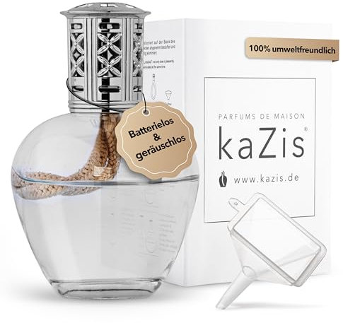 KAZIS® I lampada catalitica Viktoria I lampada profumata I trasparente