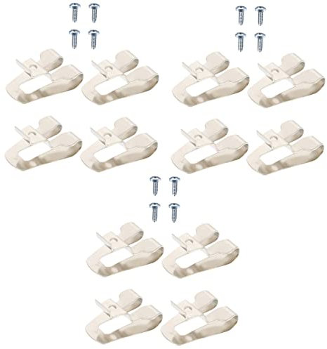 jojofuny 12pcs Impact Driver Belt Clip Hooks Tool Clip Hook for Belt Key Steel Material