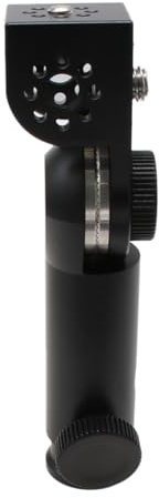 HangTon Stativhalterungsadapter und 3/8 1/4 Halterungswürfel mit 180° Drehung für Kamera-Videomonitor, Objektivmotor, Mikrofon, Teradek Wireless System, schwarz