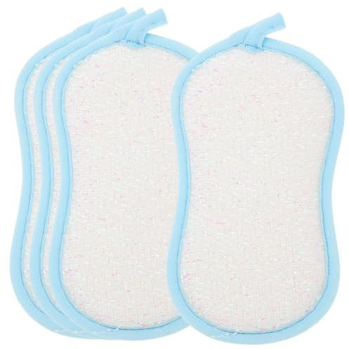 Didiseaon 6pcs Sponges, Dual Sided Cleaning Sponge for Kitchenware and Sink, Reusable Multi-Function Scrubber with Strong Cleaning Ability