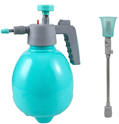 botella aspersora Pulverizador Manual for jardín, galón de mano, bomba de presión for césped, válvula pulverizadora, boquilla ajustable, pulverizadores for jardín, azul y blanco regadera(Blauw)
