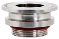 SRKATI Birra Fatta in casa Produzione di Birra Mini barile di Birra a 1,5 Pollici Tri Clamp Convert Adattatore in Acciaio Inossidabile 304 50,5 mm OD 1 5/16-16UN O-Ring in Silicone