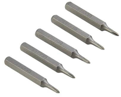 HEXHUASR Jeu de 5 Embouts de Tournevis cruciformes magnétiques PH0000 PH000 PH00 PH0 PH1 PH2, Tournevis à Tige hexagonale de 4 mm, Tournevis à Douille, Outils à Main(PH000)