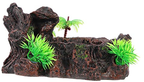 Happyyami Ciotola per Tartarughe e Rettili Vassoio Antiscivolo per Accessorio per Terrario Design Stabile e Facile per Domestici