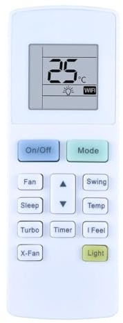 CABLEPELADO - Mando a Distancia para Aire Acondicionado, Compatible con Daitsu y Otros Modelos, Fácil Instalación, hasta 8 Metros de Alcance | Control Remoto AC