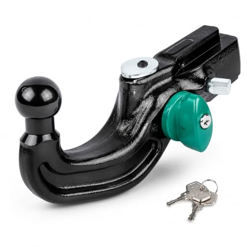 Gancio di traino per Land Rover Range Rover Sport 2005 – 2013 – gancio di traino rimovibile resistente, gancio di recupero per fissaggio diretto