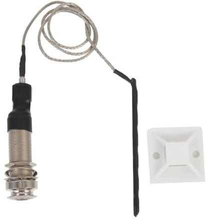 Abaodam Akustikgitarren Pickup Piezoelektrisch ohne Batterie Langlebiger Tonabnehmer für Westerngitarre Klarer Sound Einfache Nachrüstung Multifunktionales Musikinstrumentenzubehör