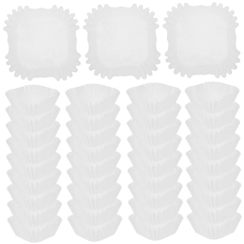 iplusmile 1000 pezzi Pirottini di Carta Quadrati per Cupcake e Moon Cake Resistenti Odore per Dolci Muffin e Gelati Adatti Panetterie Ristoranti e Feste