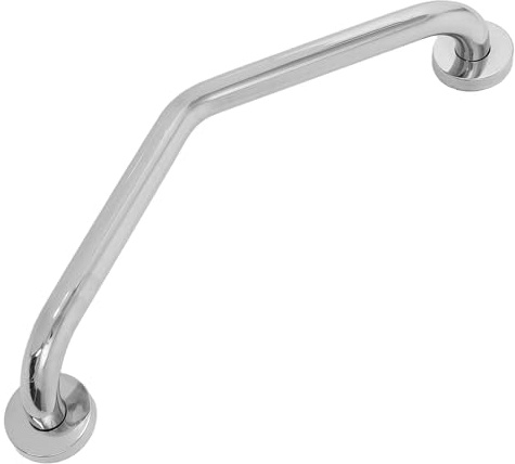 Ciieeo Elderly Support Grab Bar 46.5Cm Stainless Steel Toilet and Bathroom Handrail Non-Slip Safety Rail for Seniors and Disabled with Wall Mount for Shower and Bathtub