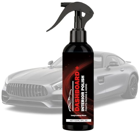 Brillance Intérieure Voiture | Spray Nettoyant Restaurateur 120ml pour Garniture Intérieure Auto Plastique Cuir,Nettoyant Revitalisant pour Garnitures de Véhicule | pour Véhicule Berline SUV Camping-c