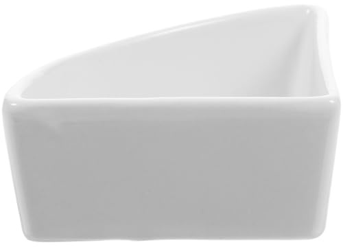 POPETPOP 1pièce Bol Alimentation Céramique pour Hamster et Petits Animaux Coupelle Anti-Renversement Bol à Boire et Facile à Nettoyer Accessoire Nourriture pour Rongeurs et Oiseaux