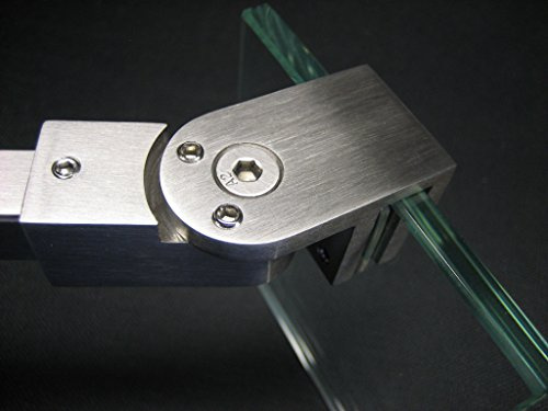 Duschwand Stabilisierung aus Edelstahl matt gebürstet 300mm - 500mm - 1000mm - 1500mm (500mm)