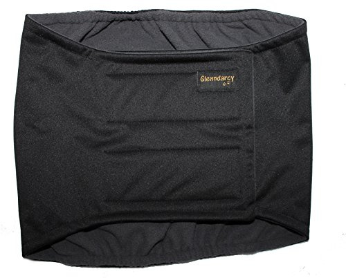 Glenndarcy Männlicher Hundewindeln - Urininkontinenz - Black XL and 2 Washable Pads