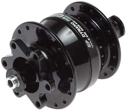 Shutter Precision (SP) Ultra Small Dynamo Hub PD-8 BK 24H S43HUB00103 Black 24H
