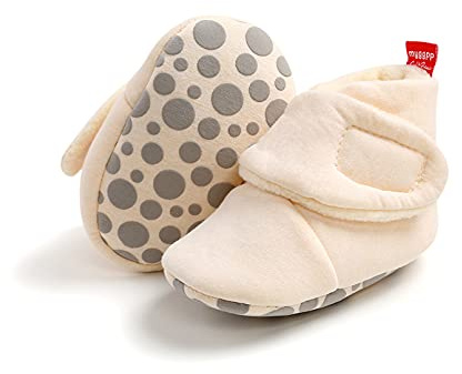 Stivaletti Neonato, Stivaletti Bambine Stivali Invernali per Neonato Unisex Scarpe Primi Passi Bambina Inverno Caldo Fondo Morbido Carina Stivali Anti Scivolo Stivali 0-18 Mesi