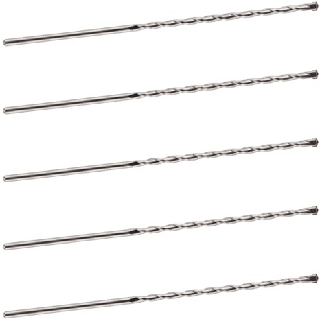 Rennie Tool - 5pcs 7mm x 300mm Long TCT Masonry Drill Bit Set | For Concrete Brick Porcelain Ceramic Tile Plastic Wood Etc. Tungsten Carbide Tipped Masonry Drill Bits