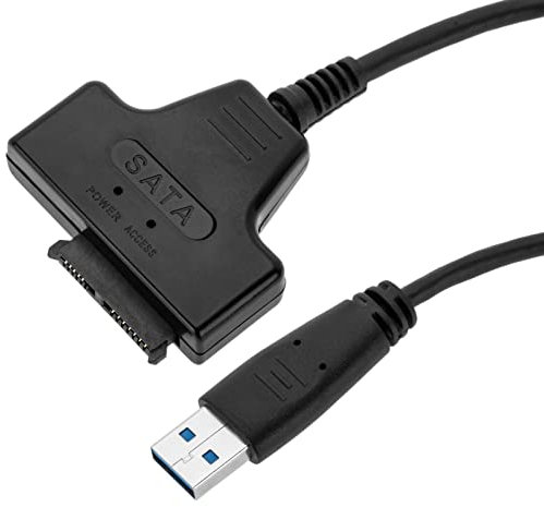 CableMarkt - Cable Adaptador USB 3.0 a Slimline SATA 13 Pin (6+7)